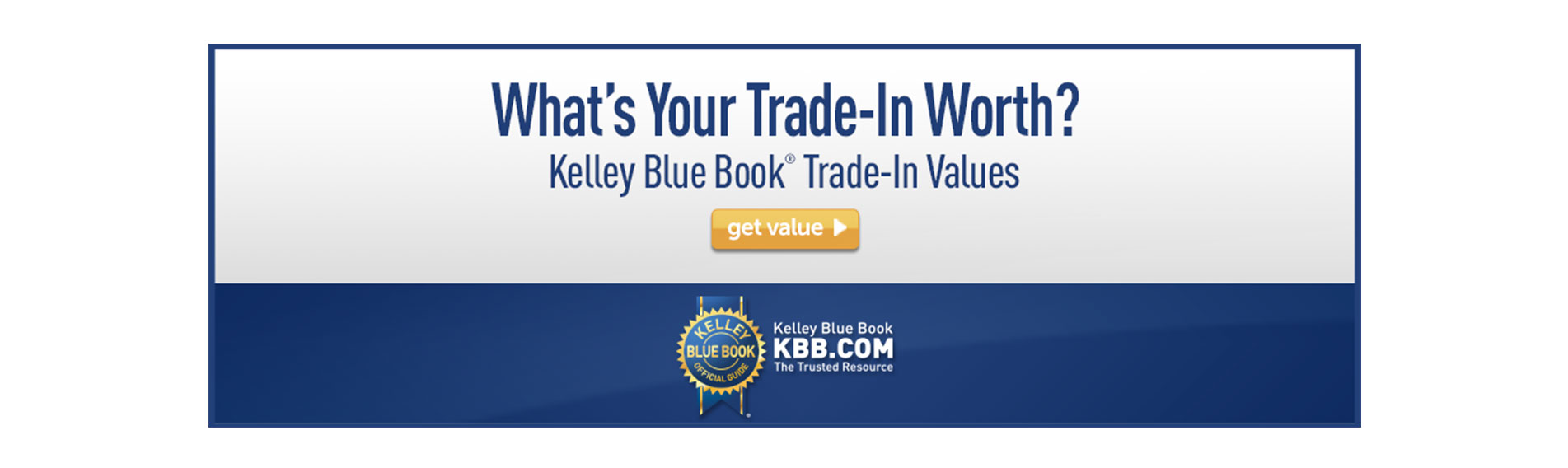 Kelley Blue Book Trade-In Values